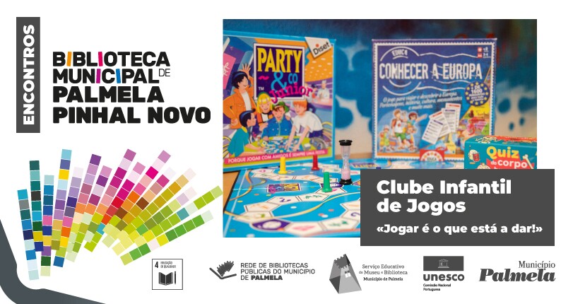 Bibliotecas de Palmela e Pinhal Novo disponibilizam Clube de Jogos