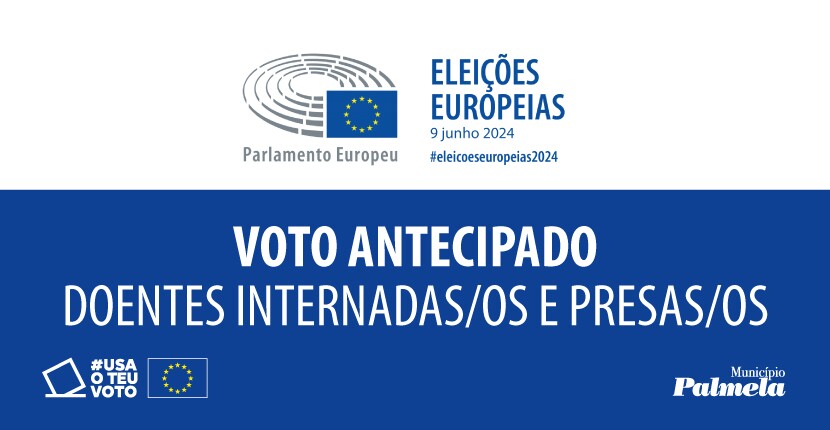 Voto antecipado: presas/os e doentes internadas/os: requerimento até 20 maio