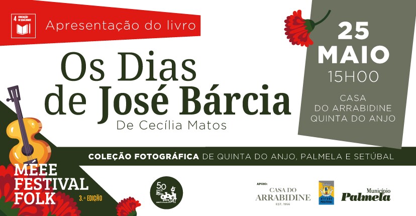 Livro “Os Dias de José Bárcia” é lançado a 25 maio em Quinta do Anjo