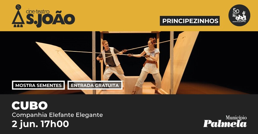 Companhia Elefante Elegante (Espanha) traz teatro infantil “Cubo” a Palmela
