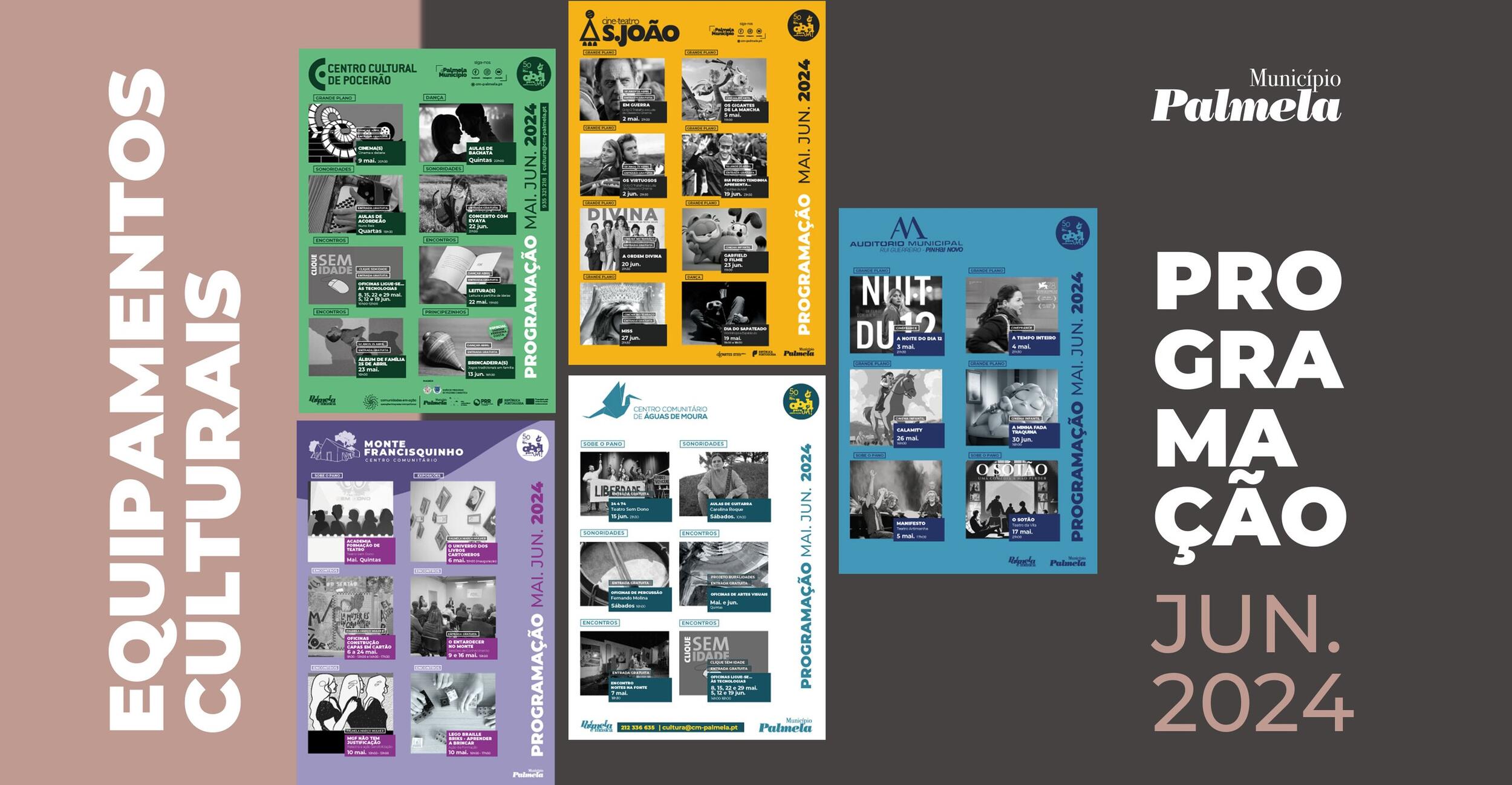 Equipamentos culturais: conheça a programação de junho e planeie os tempos de lazer!