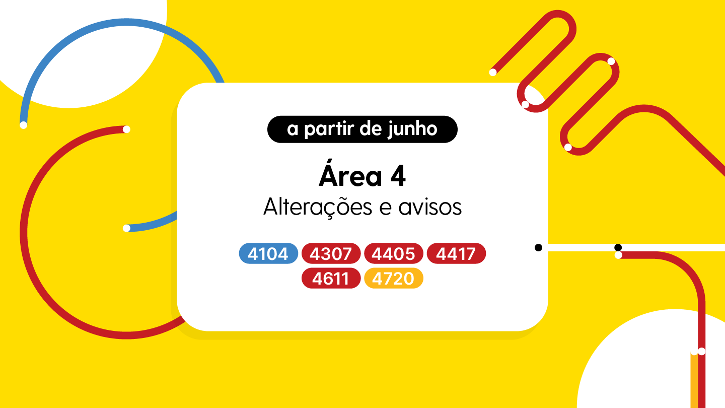 Novas alterações da Carris Metropolitana em junho – Área 4