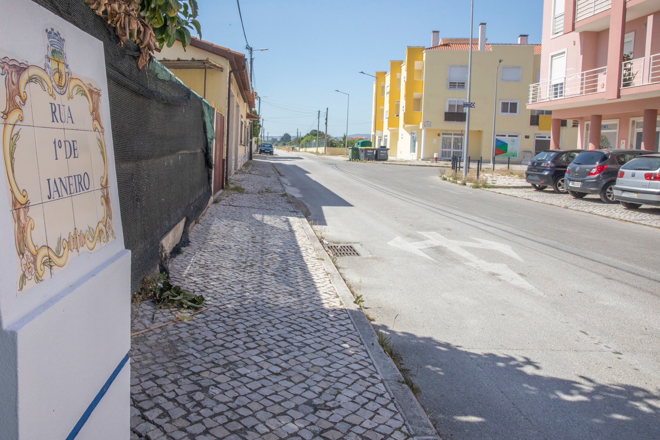 Pavimentação Rua 1.º Janeiro/Pinhal Novo: projeto adjudicado