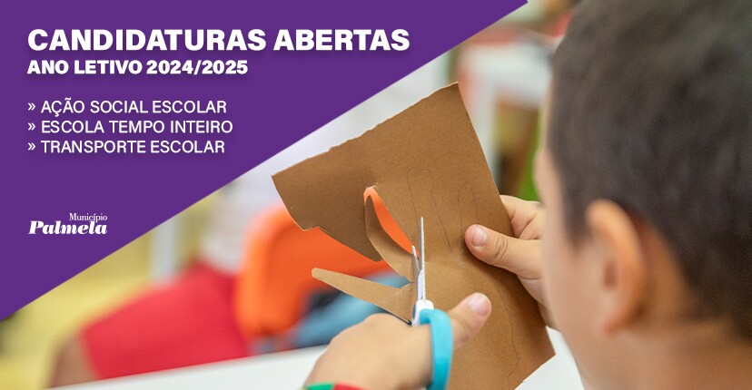Ação Social Escolar, Escola a Tempo Inteiro e Transporte Escolar - candidaturas ano letivo 2024/2025