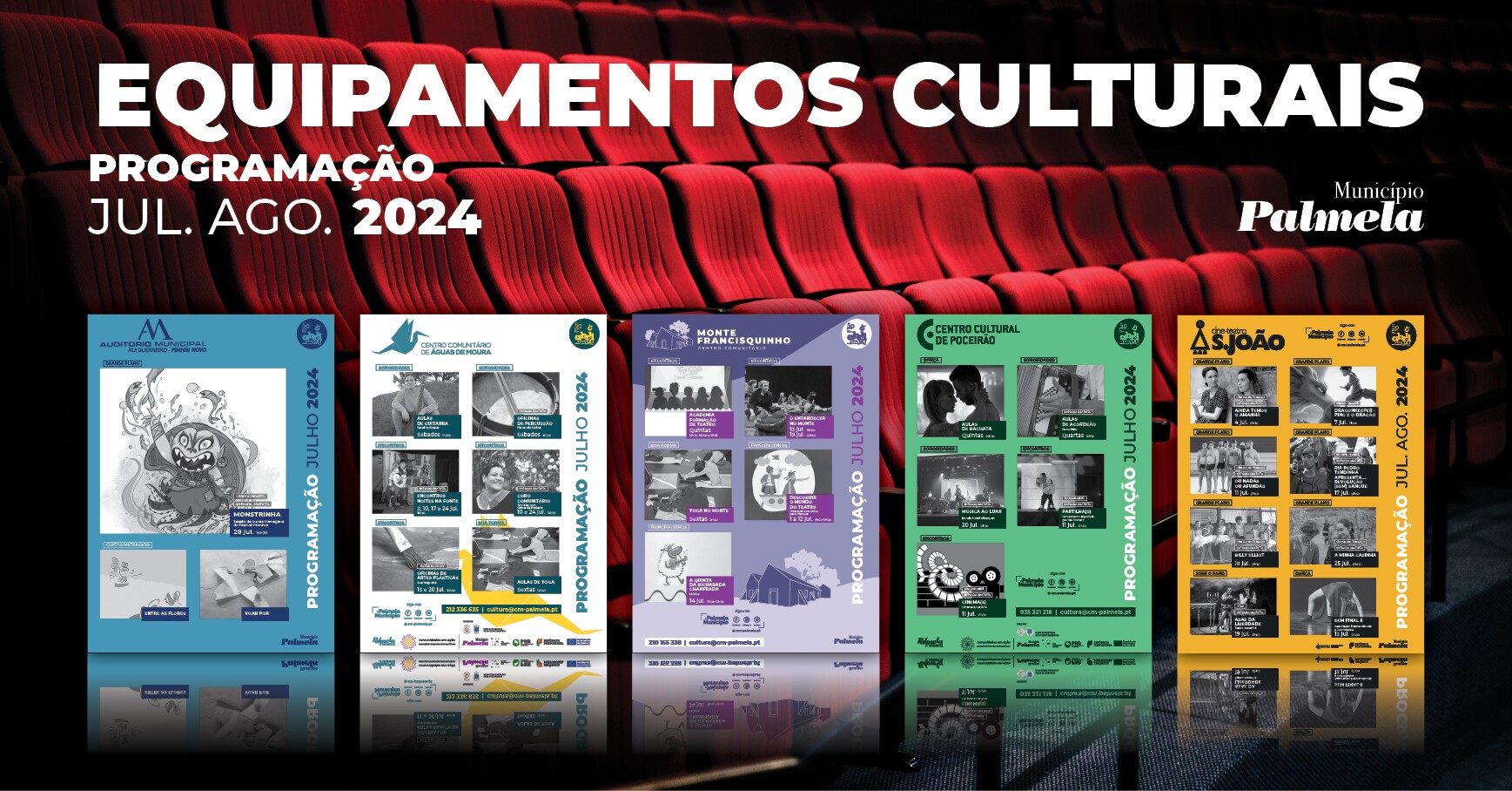 Julho/agosto: saiba tudo o que os equipamentos culturais do concelho têm para oferecer!