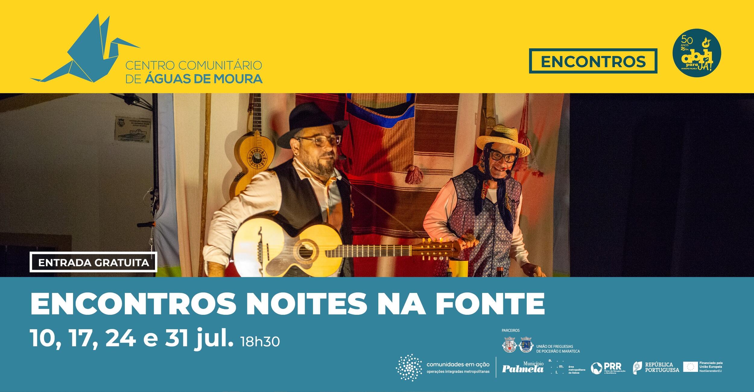 Participe nos próximos Encontros e ajude a construir o espetáculo “Noites na Fonte”!