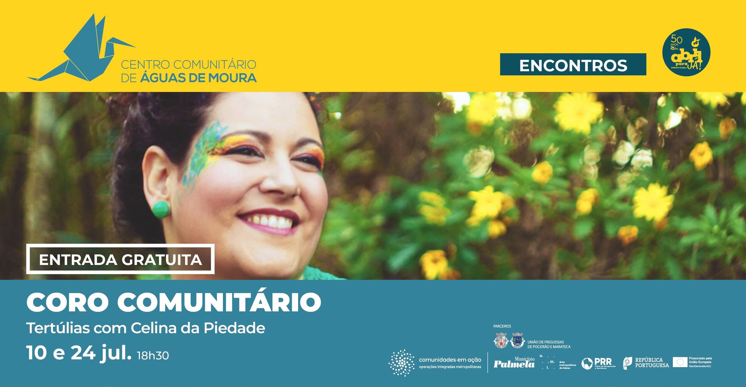 “Coro Comunitário” em Águas de Moura com Celina da Piedade