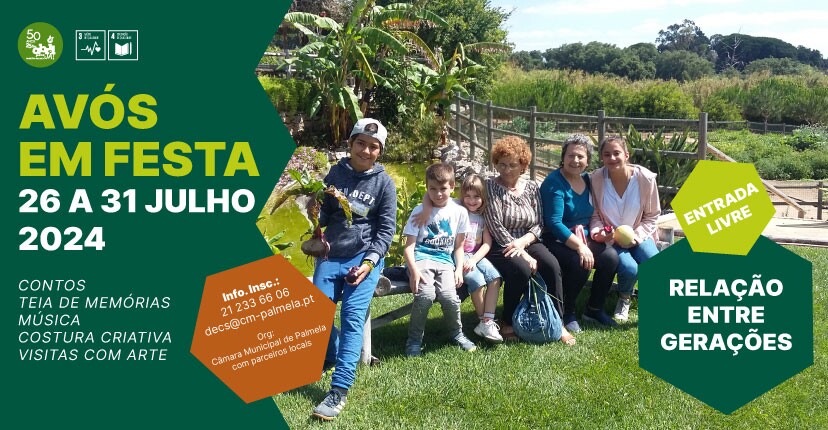 “Avós em Festa” com várias propostas intergeracionais de 26 a 31 julho