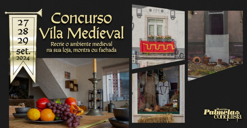 Em setembro, entre no espírito da Feira Medieval de Palmela e decore a sua loja!