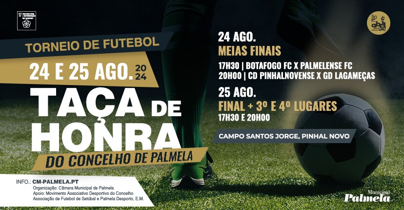Taça de Honra do Concelho de Palmela - alteração de data da Final