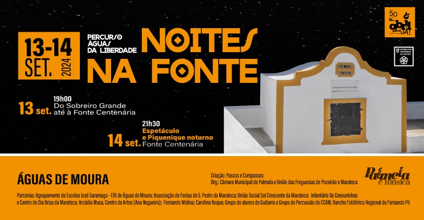 Participe nas “Noites na Fonte” e conheça o trabalho artístico da comunidade local!