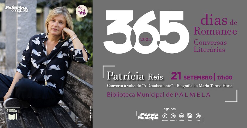 “365 Dias de Romance” – 21 setembro | Participe na próxima sessão com Patrícia Reis