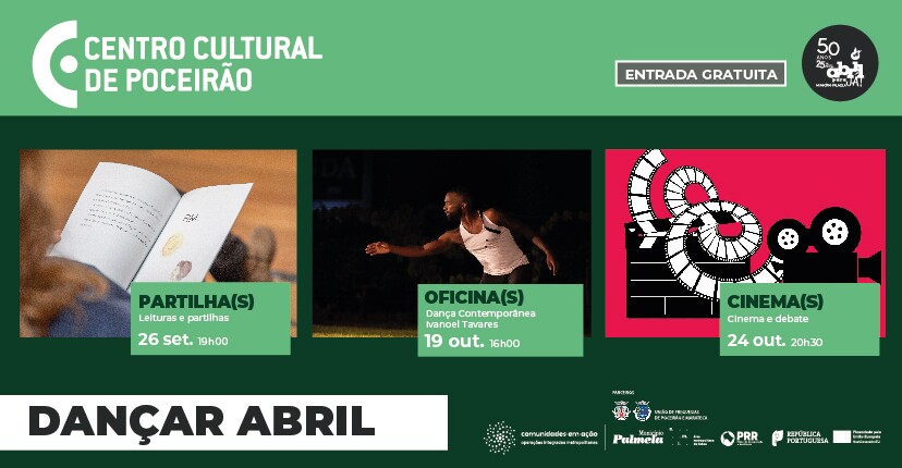 “Dançar Abril”: leituras, oficina e cinema em setembro/outubro