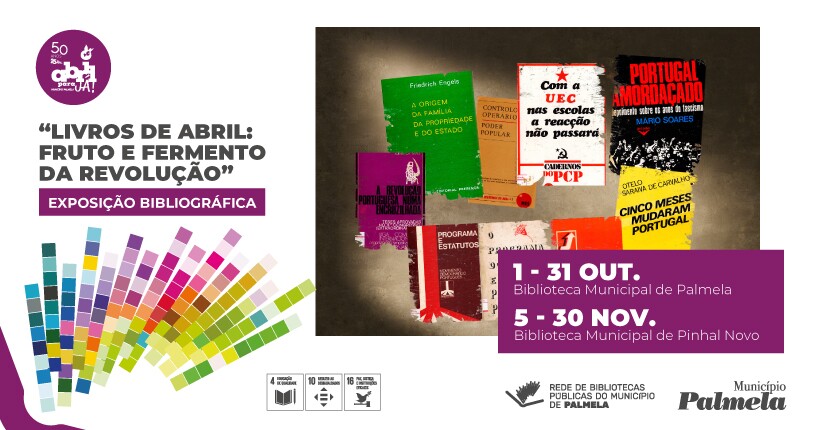 Exposição Bibliográfica “Livros de Abril” é inaugurada a 1 outubro em Palmela