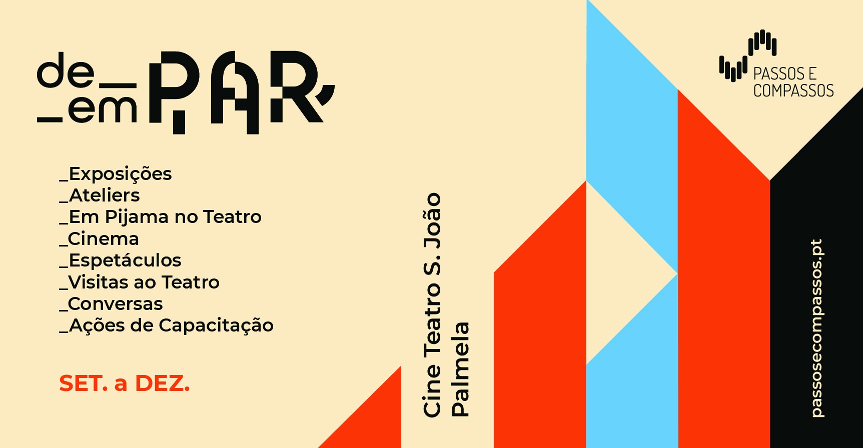 “De Par em Par” propõe atividades até dezembro em Palmela