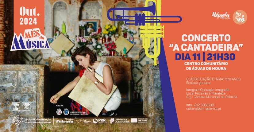 Joana Negrão leva “A Cantadeira” ao Centro Comunitário de Águas de Moura