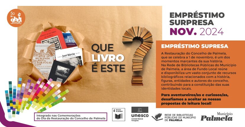 Em novembro há “Empréstimo Surpresa” nas Bibliotecas Municipais