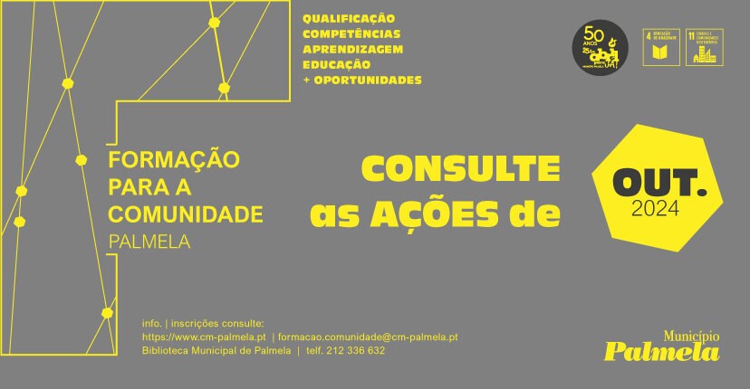 “Formação para a Comunidade”: consulte o calendário de outubro e inscreva-se!