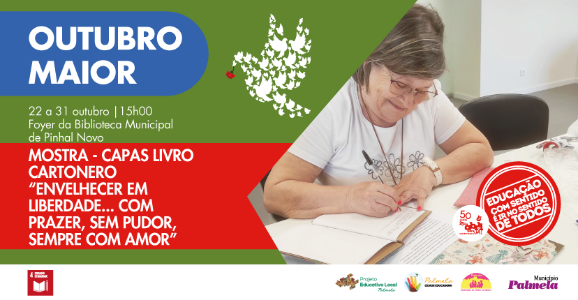 “Outubro MAIOR” com Mostra sobre livro cartonero em Pinhal Novo