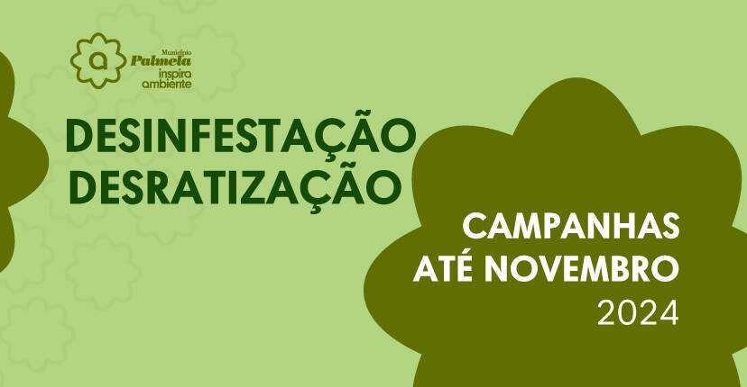 Desinfestação e desratização: última campanha de 24 outubro a 6 novembro