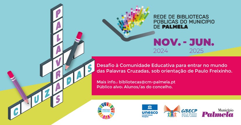 Município e Bibliotecas escolares promovem Concurso de Palavras Cruzadas