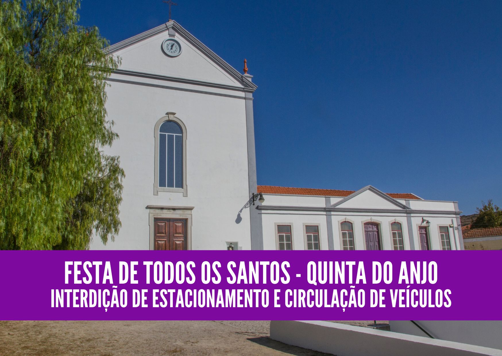 Festa de Todos os Santos – trânsito e estacionamento condicionados