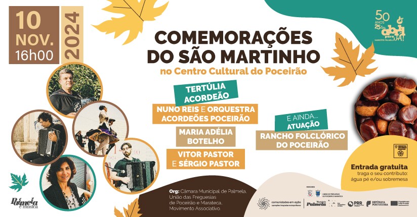 S. Martinho no Poceirão - comemore com música e magusto!