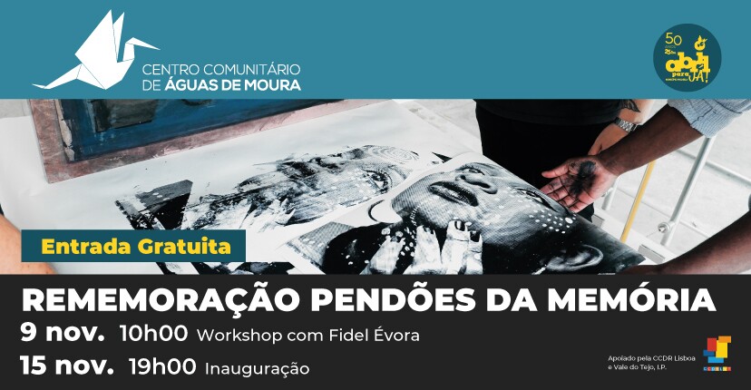 Artista plástico Fidel Évora promove workshop gratuito em Águas de Moura