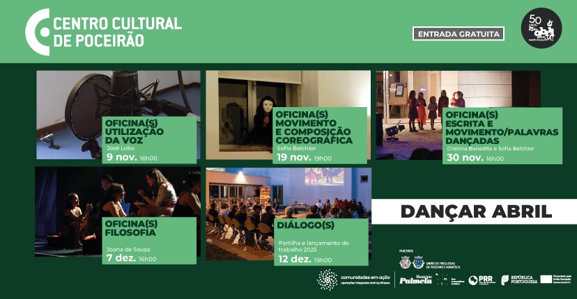 “Dançar Abril” em Poceirão – participe nas próximas oficinas!