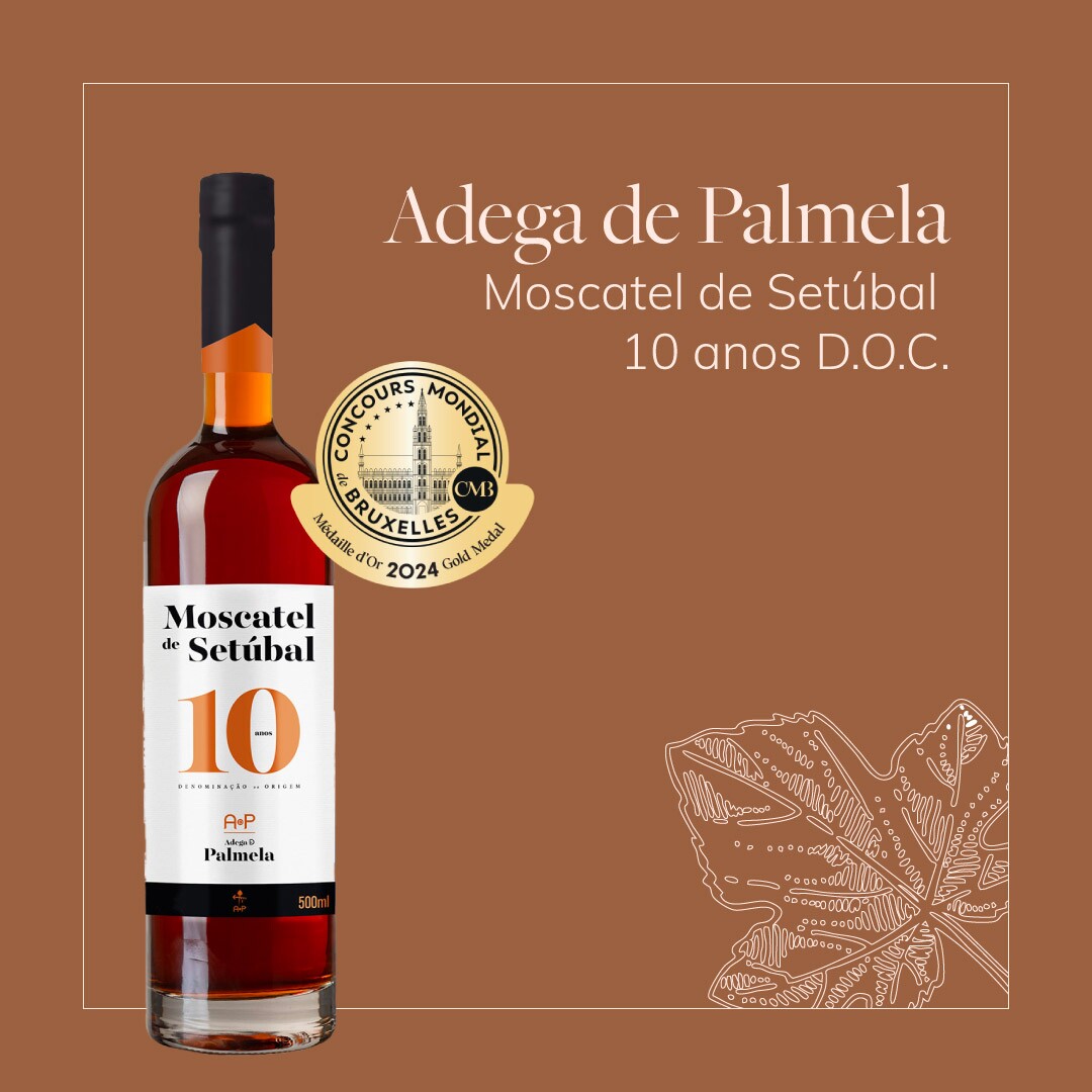 Adega de Palmela conquista Ouro em Bruxelas com Moscatel de Setúbal 10 Anos