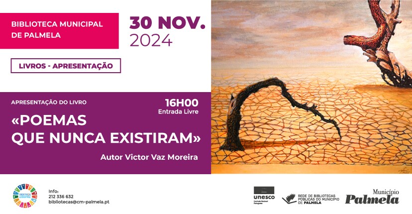 Victor Moreira apresenta livro em Palmela - 30 novembro
