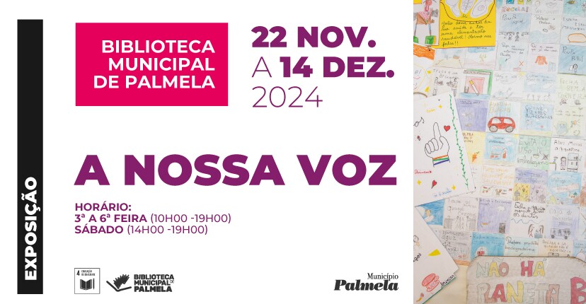 Exposição “A Nossa Voz”: visite e conheça os trabalhos das crianças do concelho!