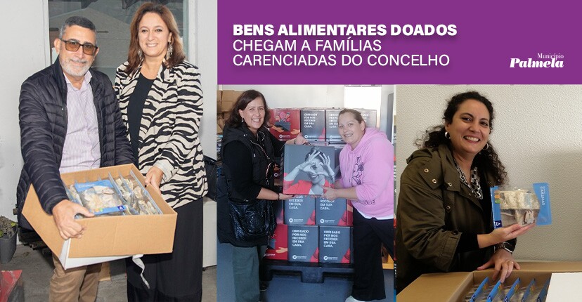 Bens alimentares doados chegam a famílias carenciadas do concelho