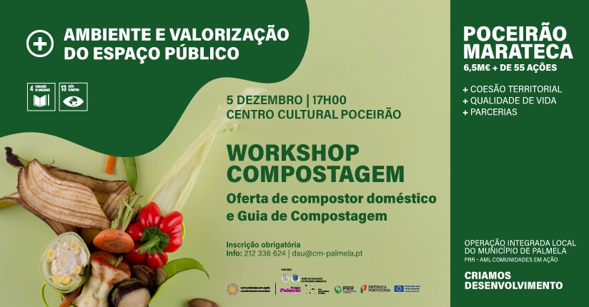 Poceirão: Formação sobre Compostagem aberta à comunidade – inscreva-se!