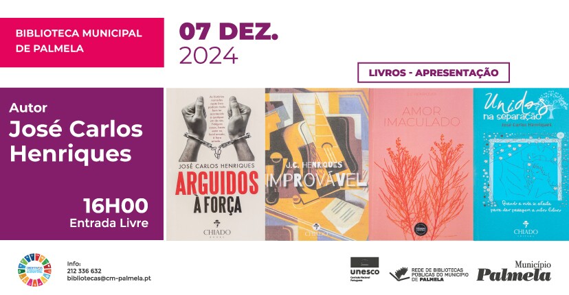 Autor local José Carlos Henriques apresenta a sua obra em Palmela