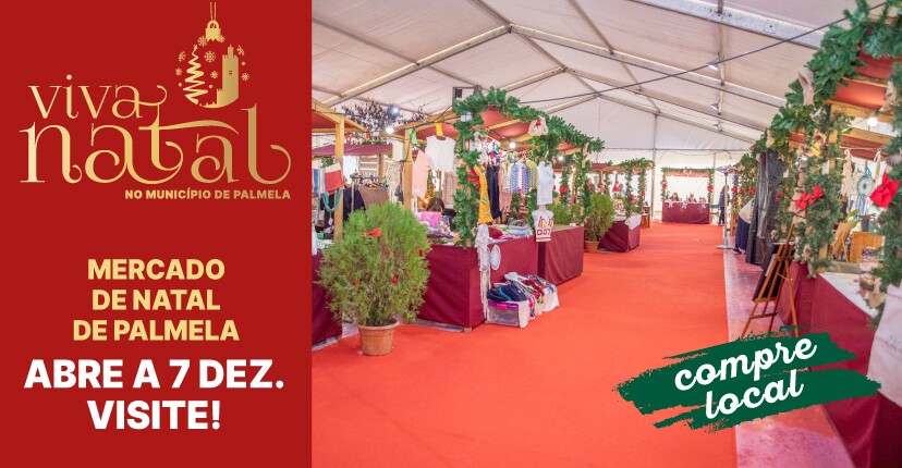 Visite o Mercado de Natal de Palmela este fim de semana!