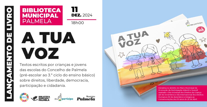 Livro “A Tua Voz” reúne artigos “Eu Participo” escritos por crianças