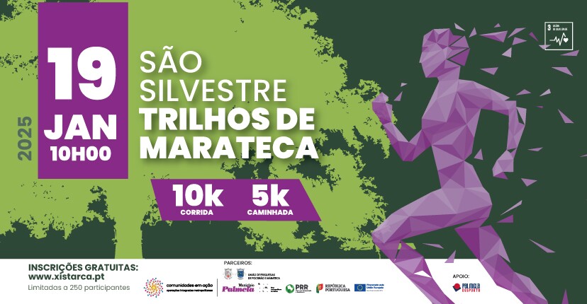 Prova “São Silvestre Trilhos de Marateca”: inscrições gratuitas a decorrer!