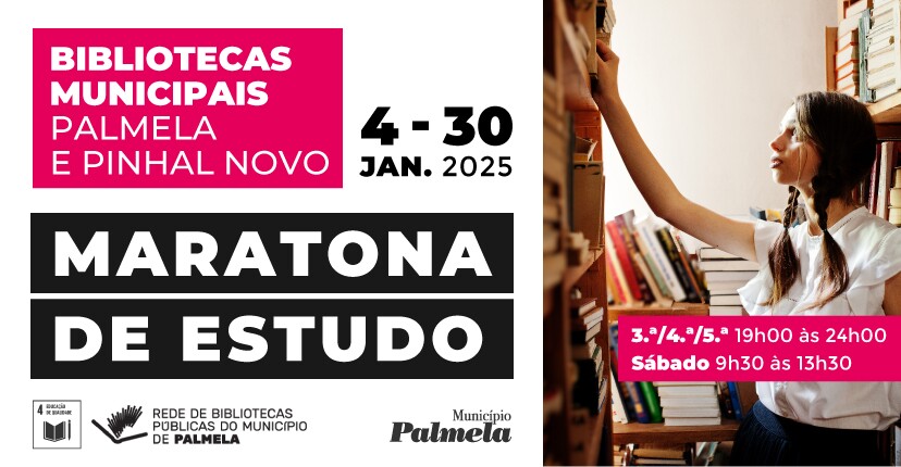 “Maratona de Estudo” nas Bibliotecas Municipais prossegue em janeiro