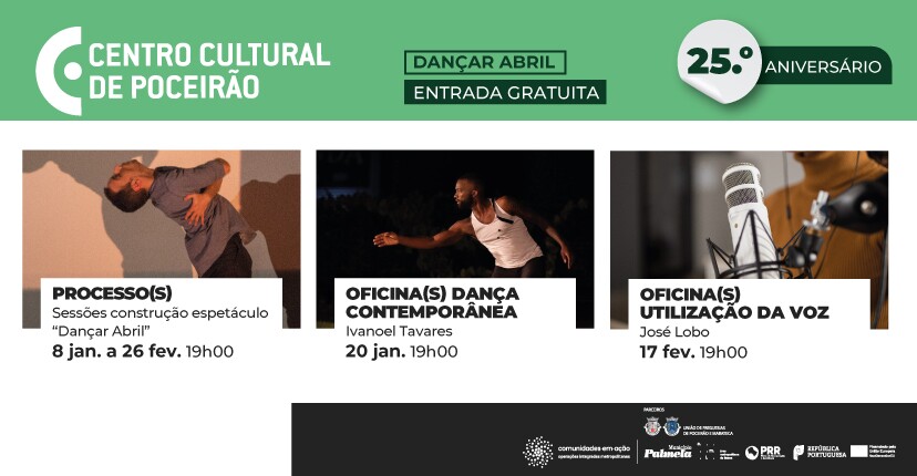 Novas oficinas “Dançar Abril” a abrir o ano - inscreva-se!