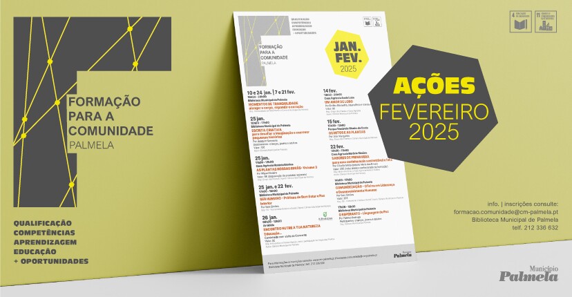 “Formação para a Comunidade” promove novas aprendizagens em fevereiro