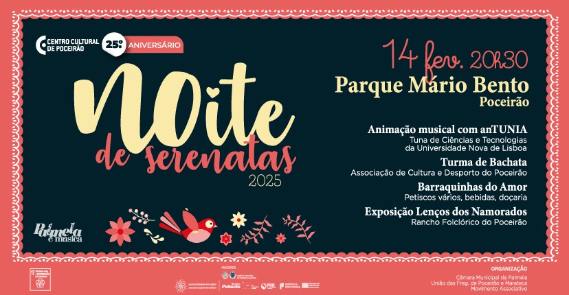 Dia dos Namorados com “Noite de Serenatas” em Poceirão