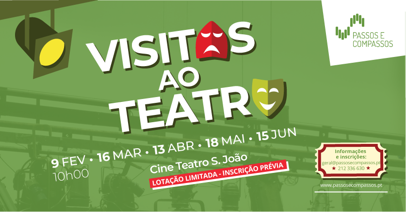 “Visitas ao Teatro” com novas datas – inscreva-se!