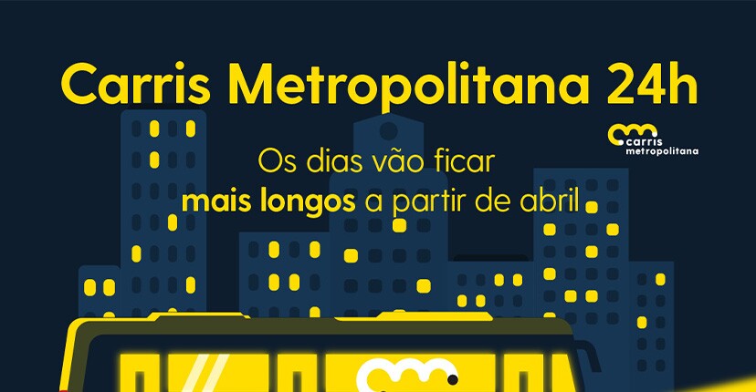 Carris Metropolitana 24h: conheça a nova rede noturna