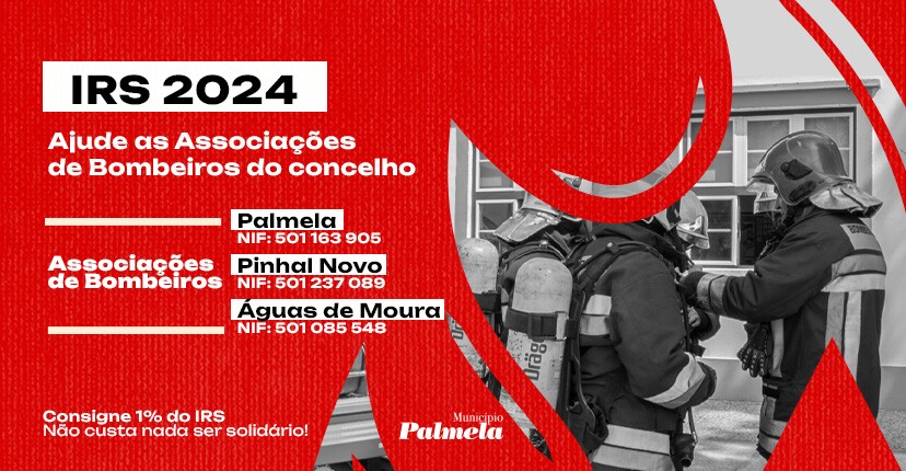 Na declaração de IRS apoie os Bombeiros do concelho!