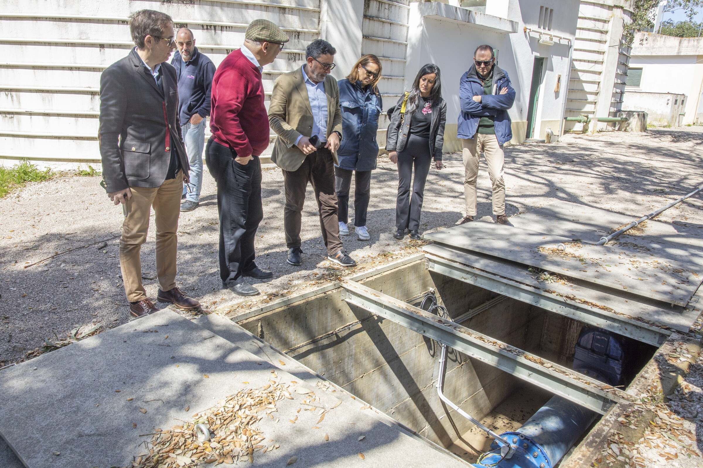Fonte da Vaca - Executivo visita Sistema Abastecimento Água após obra estratégica