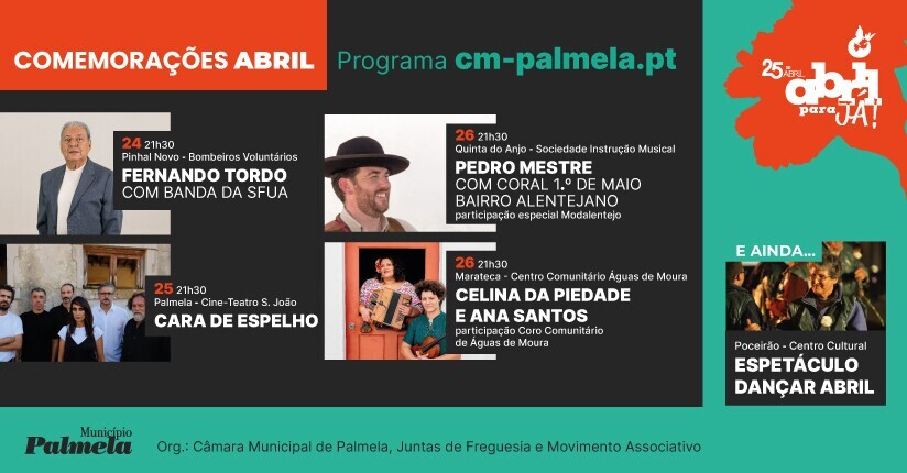 “Abril para Já!” em Palmela – destaques musicais aqui