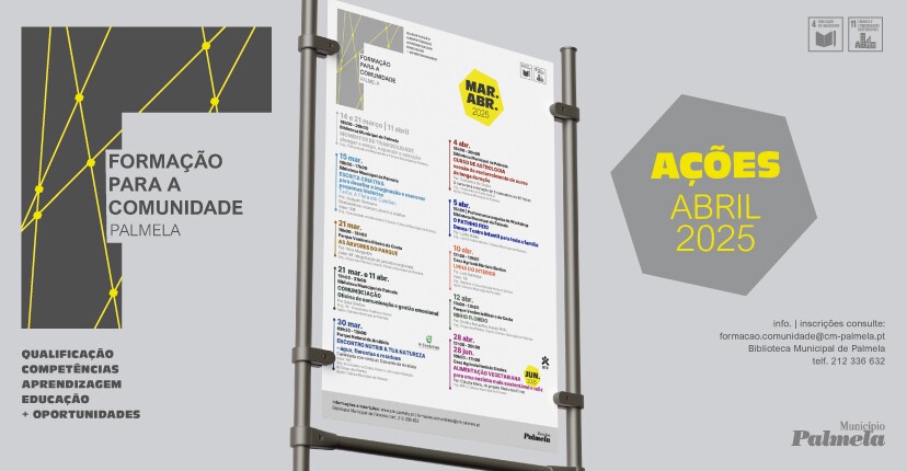 “Formação para a Comunidade”: consulte aqui as ações de abril
