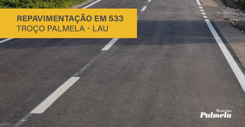Repavimentação EM 533 troço Palmela - Lau: concurso a decorrer