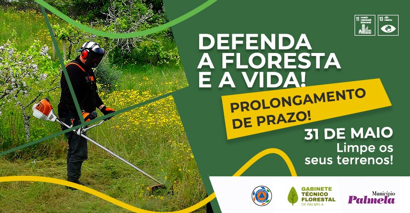 Limpeza de terrenos obrigatória - Prazo prolongado até 31 de maio